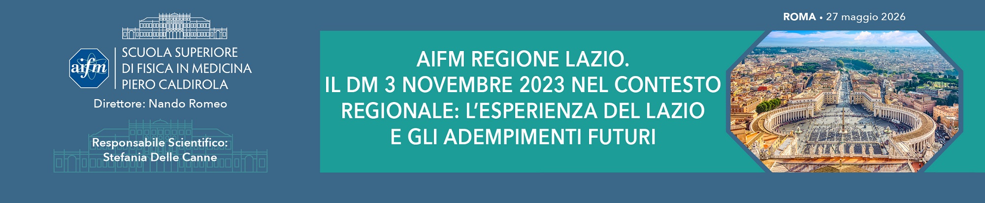 AIFM REGIONE LAZIO.
IL DM 3 NOVEMBRE 2023 NEL CONTESTO REGIONALE: L’ESPERIENZA DEL LAZIO E GLI ADEMPIMENTI FUTURI