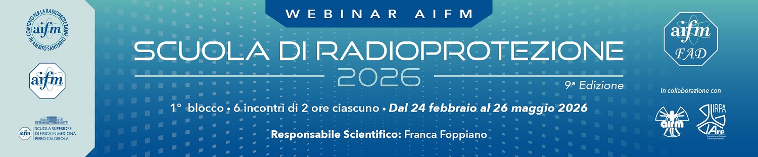 SCUOLA DI RADIOPROTEZIONE 2026