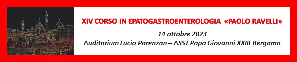 XIV CORSO IN EPATOGASTROENTEROLOGIA "PAOLO RAVELLI"