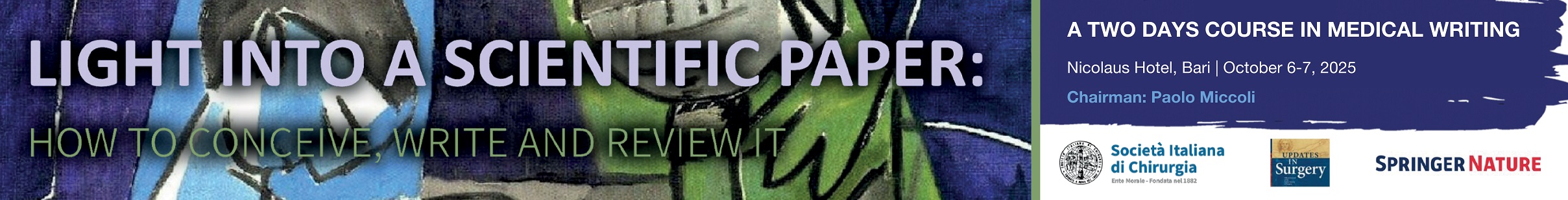 Corso di Medical Writing - SIC 2025 (Società Italiana di Chirurgia)