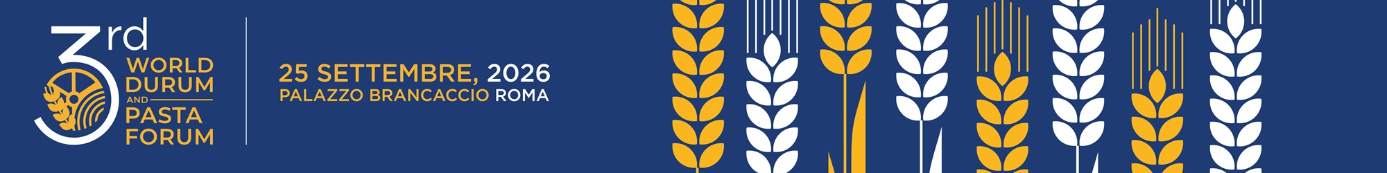 3° Edizione World Durum and Pasta Forum 2026