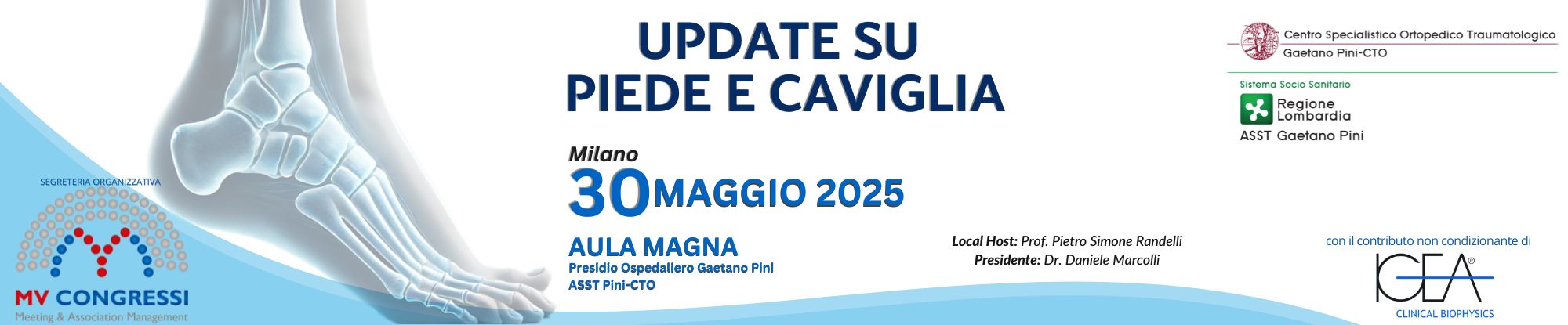 UPDATE PIEDE E CAVIGLIA - Milano - Istituto G. Pini, 30/05/2025 - cod. 2561