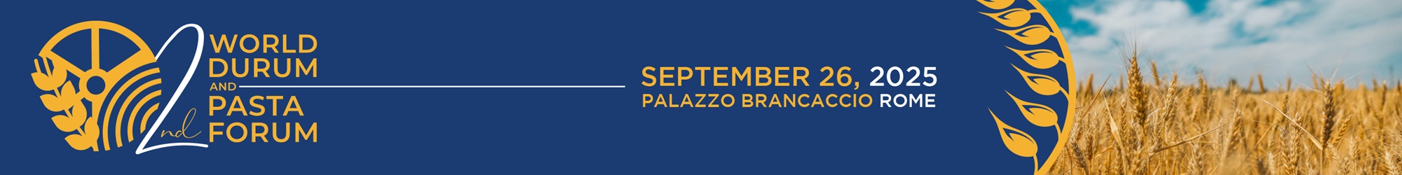  2° Edizione World Durum and Pasta Forum