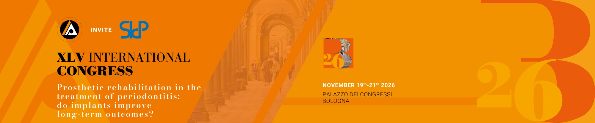 XLV Congresso Internazionale AIOP invita SIdP - Bologna Congress Center