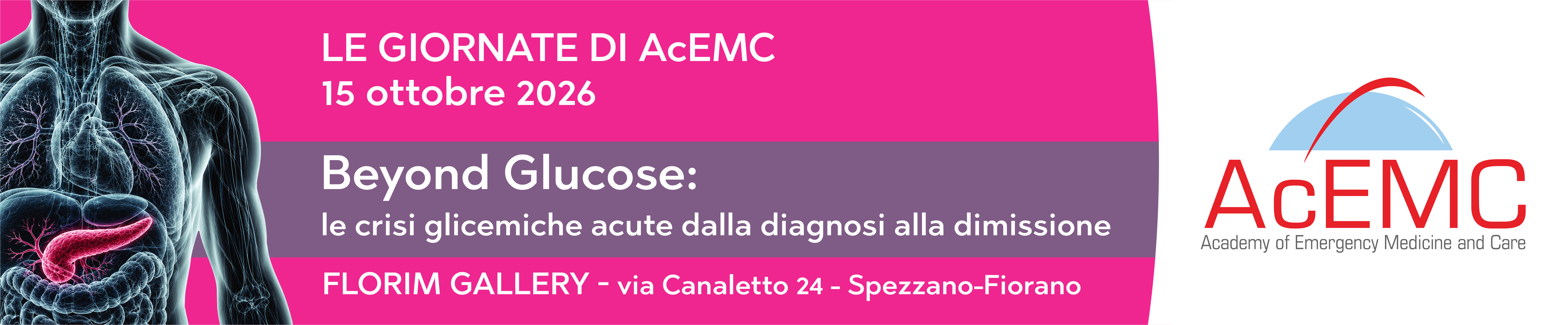 Beyond Glucose:
le crisi glicemiche acute dalla diagnosi alla dimissione