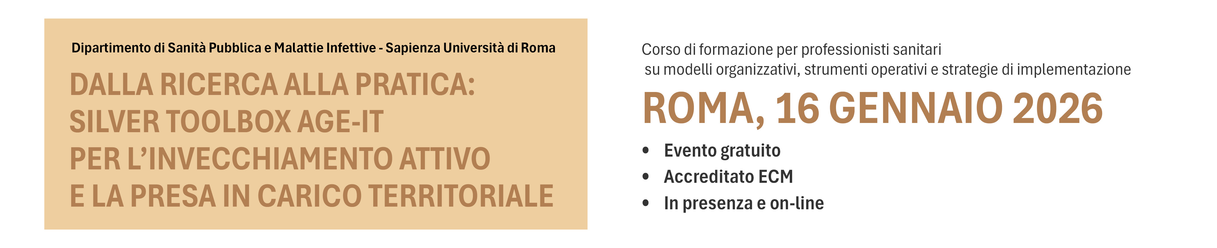 Dalla ricerca alla pratica: Silver Toolbox Age-It per l’invecchiamento attivo e la presa in carico territoriale