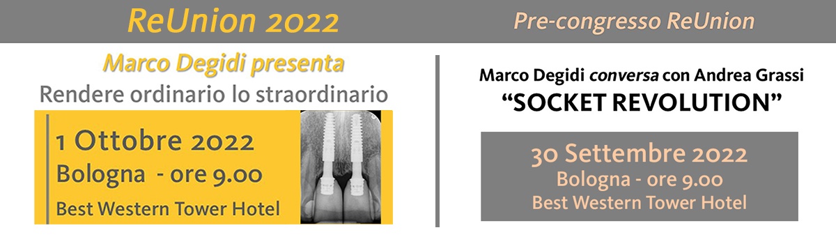 ReUnion 2022 Rendere Ordinario lo straordinario - Bologna 01 ottobre 22 - cod.2225
